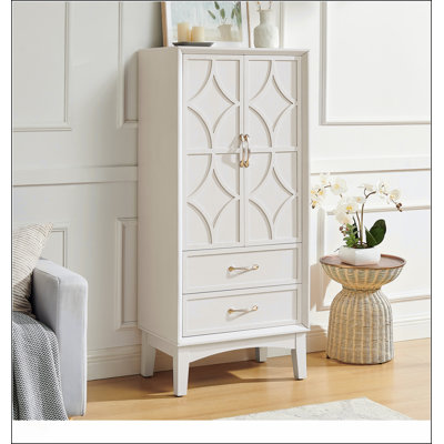 Mid-Century Modern White Cabinets & Chests You'll Love | Wayfair
